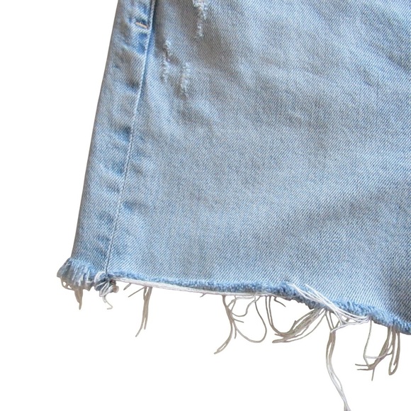 Citizens Of Humanity Cutoff Shorts 30 Premium Vintage Olivia DIY Cut Light Wash - Picture 4 of 9